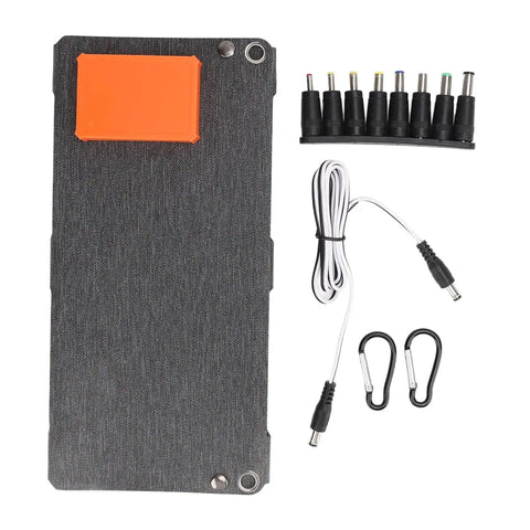 80W Folding Solar Panel With Monocrystalline Cells Grab And Go Portable Solar Charger For Travel And Camping Fast Dual USB Output