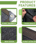 Forty Percent Shade Cloth For Greenhouse And Patio With Grommets 10ft By 20ft Mesh Tarp Keeps The Sun In Check Product Features