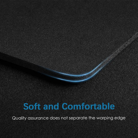 Close-up of edge on Ultra Smooth Premium Textured Mouse Pad 8.0 By 7.5 Inch With Non Slip Rubber Base Fully Washable Fade Resistant