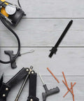Heavy Duty Crankshaft Pulley Removal And Install Tool Kit with gear puller, bearing puller, and tools on a wooden surface