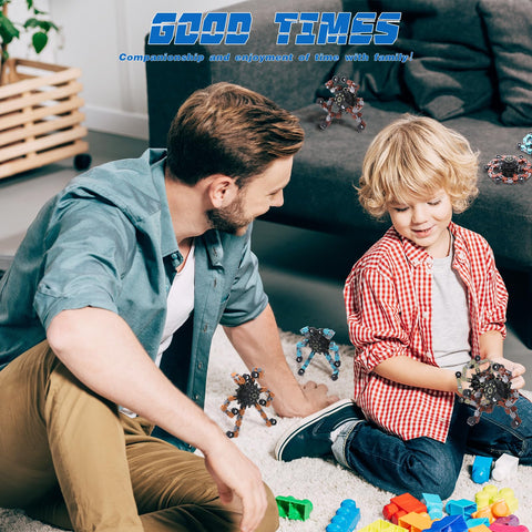 Six Pack Transformable Fidget Toys With Deformable Chain Spinners For Stress Relief Sensory Play And ADHD Autism Support For Kids And Adults DIY Shape Shifting Mechanical Robots