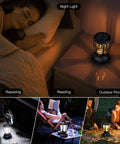 6000 Lumen LED Camping Lantern With Rechargeable Battery And Hand Crank Solar Power used for night light, repairing, reading, outdoor picnic