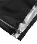 Tough as Nails Forklift Cover 210D Oxford Fabric Universal Fit Up To 8000 lbs with zip and reflective strips detail.
