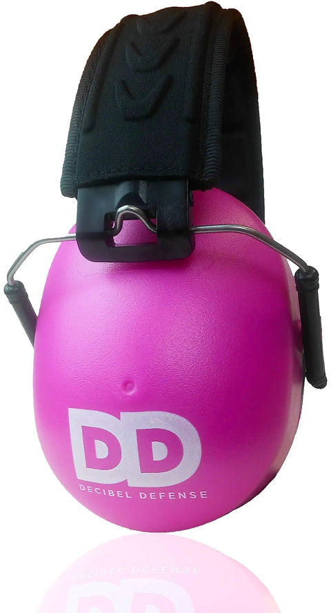 High NRR 37dB Safety Ear Muffs For Shooting And Industrial Work, Ultra Comfortable Hearing Protection With Padded Headband, Maximum Noise Reduction For Loud Tools And Motors, Pink