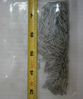 Dowel Pin Set 0.0627 Inch Diameter By One Half Inch Length 416 Stainless Steel Lot Of 25 Pro Grade All Purpose Rugged Heavy Duty Hardware Fastener Kit For Tough Jobs In Harsh Environments, 25 pins beside tape measure