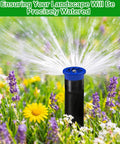 Variable Arc Sprinkler Nozzles 10 Pack Pop Up Head Replacements For Killing It On The Lawn fully adjustable spray watering flowers.