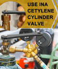 Built Like A Tank Heavy Duty Acetylene Tank Wrench For B And MC Valves With Secure Grip Industrial Grade Valve