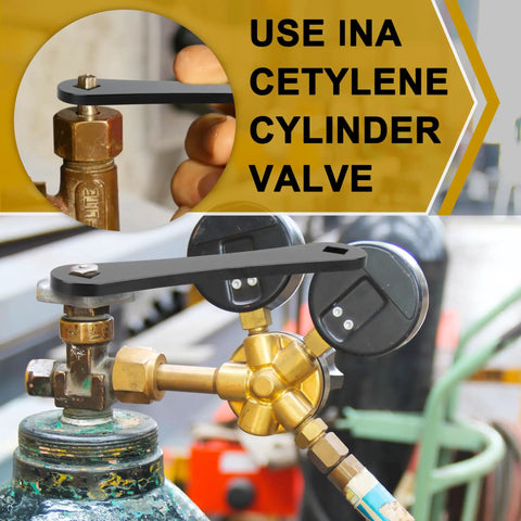 Built Like A Tank Heavy Duty Acetylene Tank Wrench For B And MC Valves With Secure Grip Industrial Grade Valve
