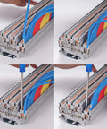 No Fuss Push In Din Rail Terminal Block Screwless 2.5mm PT Type With Cover End Stop Jumper 50 Pack installation and wiring