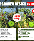 Plant Tying Machine Tapener Tool 420g with 10000 Staples and 20 Rolls Green Tape used for garden plant tying