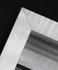 Corner detail of Exterior Aluminum Gable Louver Vent For Walls And Crawlspace, 16 By 16 Inches With Screen Mesh
