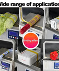 HuanEssentric High Speed Automatic Bundling Machine With Adjustable Tightness and Two Use Modes for supermarket produce and office supplies.