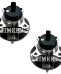 Front Timken Wheel Bearing And Hub Kit Pair For Lexus IS350 06-13 RWD shown with sealed bearings and silver hub