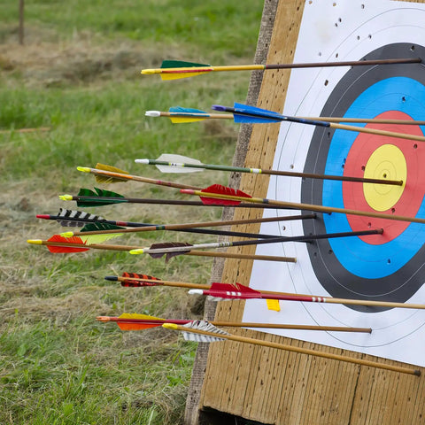 4.2mm Arrow Nocks 0.165 Inch 50 Pack Insert Nocks For Hunting Arrows Fits Compound Bow And Recurve Bow Yellow Durable Groove