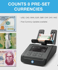 Money Counting Scale For Cash Registers Multi Currency Counts Coins And Bills In One Minute With Non Cash Items