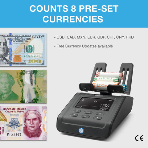 Money Counting Scale For Cash Registers Multi Currency Counts Coins And Bills In One Minute With Non Cash Items
