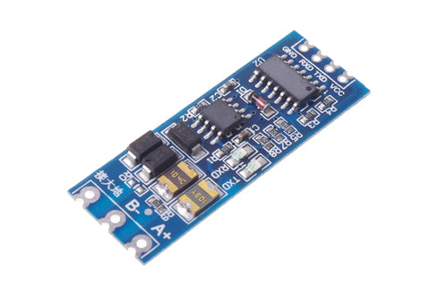 TTL To RS485 Adapter For Serial Port UART Level Converter Module 3.3V 5V Compatible With RXD And TXD LEDs on white background