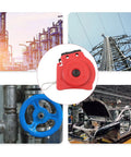 Built Tough Stainless Steel Lockout Tagout Cable Padlock Featuring Auto Retracting Safety Cord for machinery and power tools.