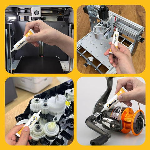 Heavy Duty 3D Printer Lubricant Grease For Smooth Axis Guides Lead Screws Rods And Gears High Performance Silicone Oil application