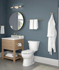 Bathroom with 8 Inch Champagne Bronze Wall Mounted Towel Holder For Bathroom And Kitchen Space Saving Towel Bar No Fuss Easy Install Durable Finish