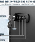 Straight Up Secure 48 Key Lock Box Wall Mount with combo lock and backup key unlocking methods shown.