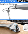 4 Piece Adjustable Wrench Set Featuring 6 8 10 12 Inch Wrenches, Industrial Grade Heavy Duty Chrome Vanadium Steel, Wide Jaw