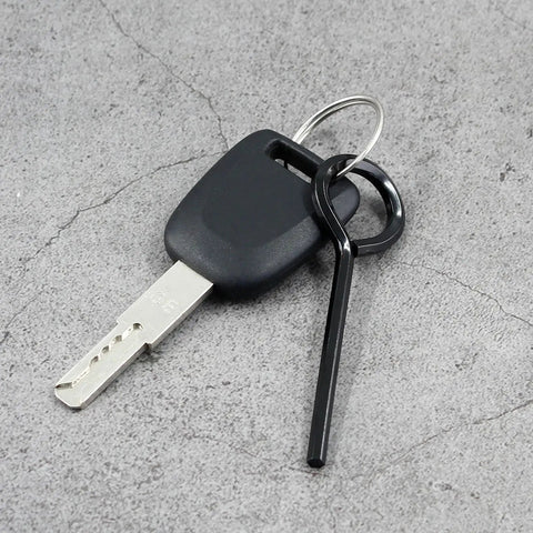 12 Piece Hex Dogging Key Set With Full Loop For Key Ring Built Tough Heavy Duty Annular Allen Wrench on gray surface