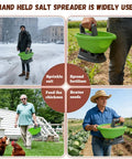 Multiple uses of Electric Handheld Spreader For Seeds And Fertilizer With Type C Charging, ultra long battery, lightweight handle