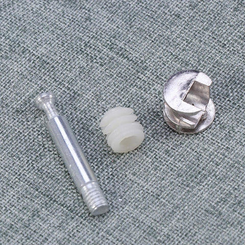24 Pack White Cam Lock Fittings For Furniture Connectors And Fixing Screws Pro Grade No Fuss Corner Joints No Rust Hardware For Cabinet Assembly