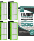 AER1 Replacement Filter Kit For Holmes And Bionaire Air Purifiers True HEPA Filter Core Plus Eight Pre Filters packaging.