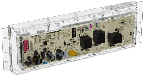 Genuine OEM Control Board And Clock For Ranges Replacement Part With Precise Oven Timer And Temperature Sensor in transparent casing