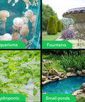 VIVOSUN 210GPH submersible water pump, black; suitable for aquariums, fountains, hydroponics, and small ponds