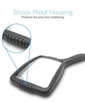 Big Ol Jumbo Size Magnifying Glass With Wide Horizontal Lens 3X Magnification Shockproof Housing detail image