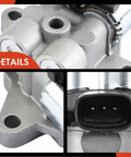 Close-up of Engine Variable Valve Timing Solenoid for Chevy Impala Malibu 2014 2015 2.5L L4, durable metal housing, plug and socket