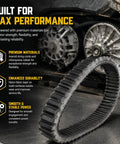 Sick CVT Drive Belt For Your Can-Am Maverick Commander Outlander ATV UTV Fits 570 650 800 1000 Models Replaces Oem Parts 422280360, close-up view highlighting premium materials.