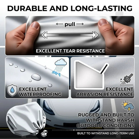 Rock Solid EV Charger Cover With Hella Tough Waterproof Oxford Fabric And Secure Magnetic Strip for excellent tear resistance.