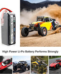 Six-Cell 5000mAh LiPo Battery High Discharge Soft Pack 22.2V 30C Rechargeable Lithium Polymer With XT60 Connector in RC vehicles