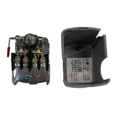 135 To 175 PSI Air Compressor Pressure Switch With Pumptrol Unloader Valve And On Off Switch Heavy Duty Grey, internal view