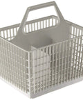 Durable Genuine OEM Silverware Basket Replacement For Dishwashers WD28X265, gray, with handle, fits various GE models.