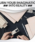 Basswood craft sheets, 12x12 in, 1/16 in (1.5 mm) thick, 10-pack; beige wood sheets for laser cutting and model making