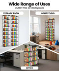 High Capacity 54 Spools Of 1kg 3D Printer Filament Storage Rack with heavy duty metal spool holder in various settings