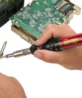 Person using Ultratorch UT-50 Pen Sized Butane Powered 3 In 1 Heat Tool Soldering Iron Flameless Heat Tool And Pinpoint Torch