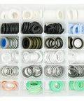 330 Piece Oil Drain Plug Gasket Set With Nylon Gaskets 36 Sizes Assortment Kit For M12 And M14 Replacements Fits Most Cars And Equipment