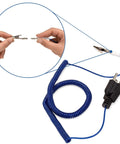 Anti Static Wrist Strap Kit With Grounding Cord For ESD Protection And Static Discharge Adjustable Grounding Bracelet detail