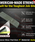 1 Inch Nylon Sling Sleeve Wear Pad With Hook And Loop Closure For Abrasion Protection, American-made, job site ready