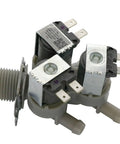 Genuine OEM Water Inlet Valve 5220FR2075L for Washing Machines, durable solenoid valve with metal fittings and connectors