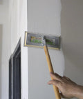 Quick Change Hook And Loop Pro Grade Drywall Sandpaper 80 And 100 Grit Sheets 4.5 X 10.5 Inches Pack Of 6 on drywall pole sander