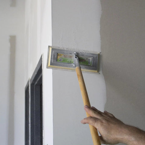 Quick Change Hook And Loop Pro Grade Drywall Sandpaper 80 And 100 Grit Sheets 4.5 X 10.5 Inches Pack Of 6 on drywall pole sander