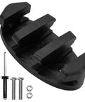 Heavy Duty Kayak Cleat Kit for Anchor and Rigging, Black Nylon Cleat with Stainless Steel Screws, Easy Secure Tie Down Point