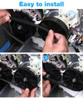 Washer Drive Belt For GE And Hotpoint Washers 22 Inch 5 Ribs 4 Grooves Efficient Replacement Belt Fits GTW HTW NTW Models Compatible With AP6328256 4587903 PS12299369 WH01X27538 installed on washer pulleys